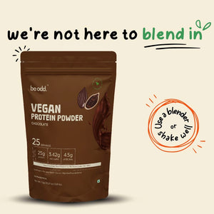 Be Odd Vegan Protein Powder Chocolate Flavored - 1kg.