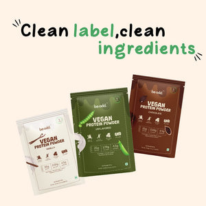 Be odd - Vegan Protein Powder 3 in 1 Single Serving Sachets.