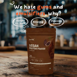 Be Odd Vegan Protein Powder Chocolate Flavored - 1kg.