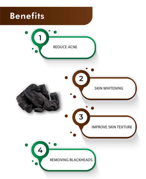 Plant-based Activated Charcoal Capsules for gas and indigestion