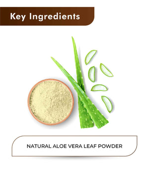 Aloe Vera powder face pack for glowing skin