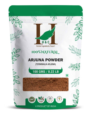 H&C Natural Arjuna Powder 100% pure herbal supplement