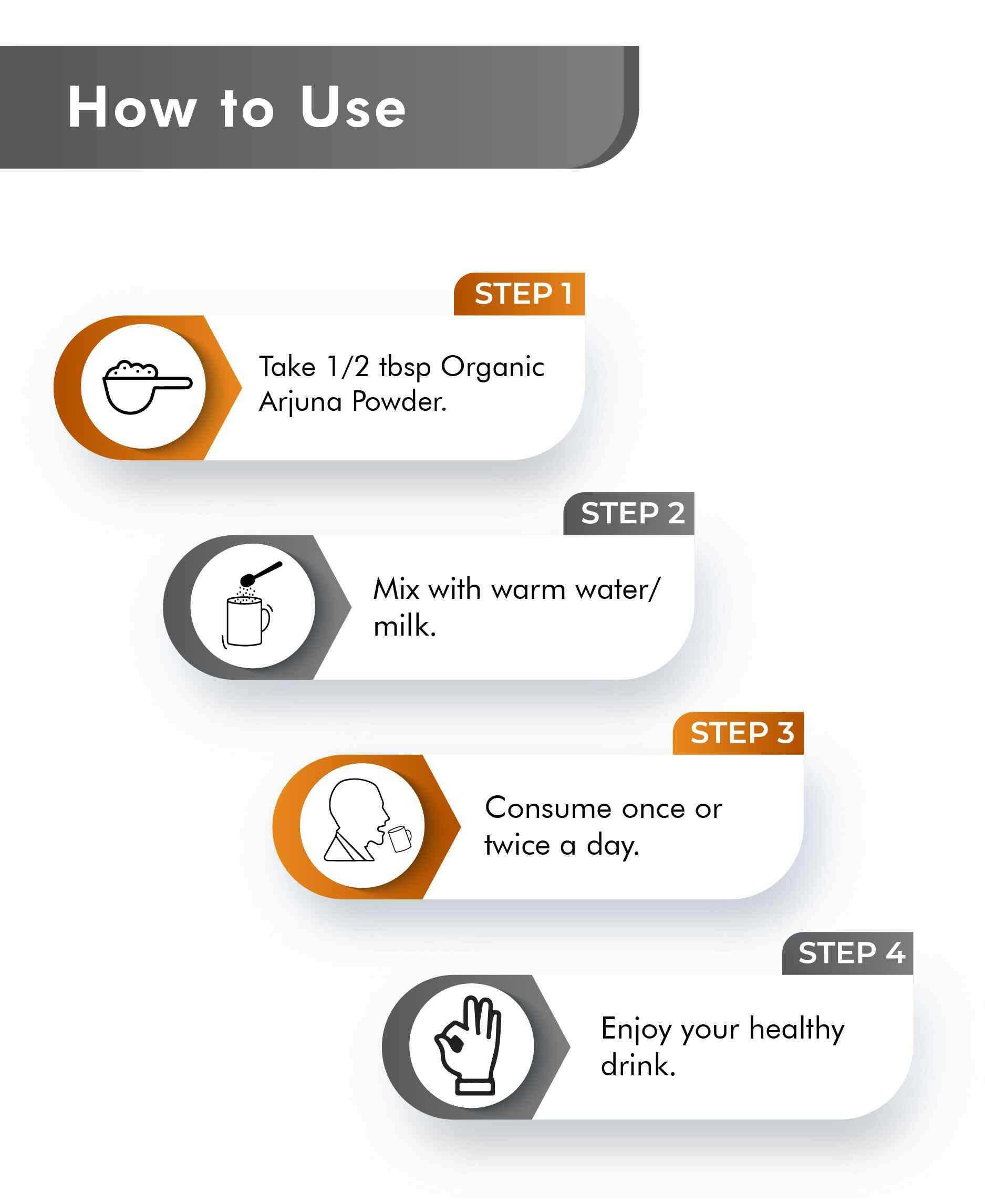 Natural Arjuna Bark Herbal Supplement India