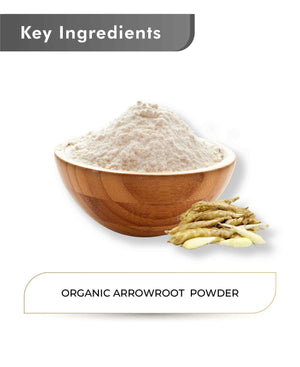 Organic arrowroot powder healthy alternative to cornstarch