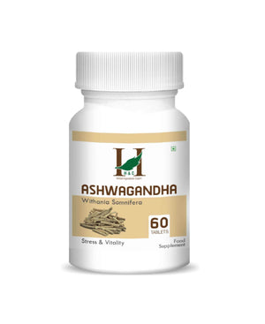 H&C Ashwagandha Tablet bottle for stress relief and immunity