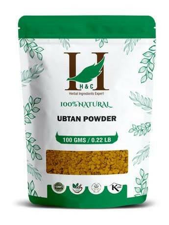 Natural Herbal Ubtan Powder for Glowing Skin - 100% Pure Ayurvedic Face & Body Scrub 100gm - Health N Wellness Shop