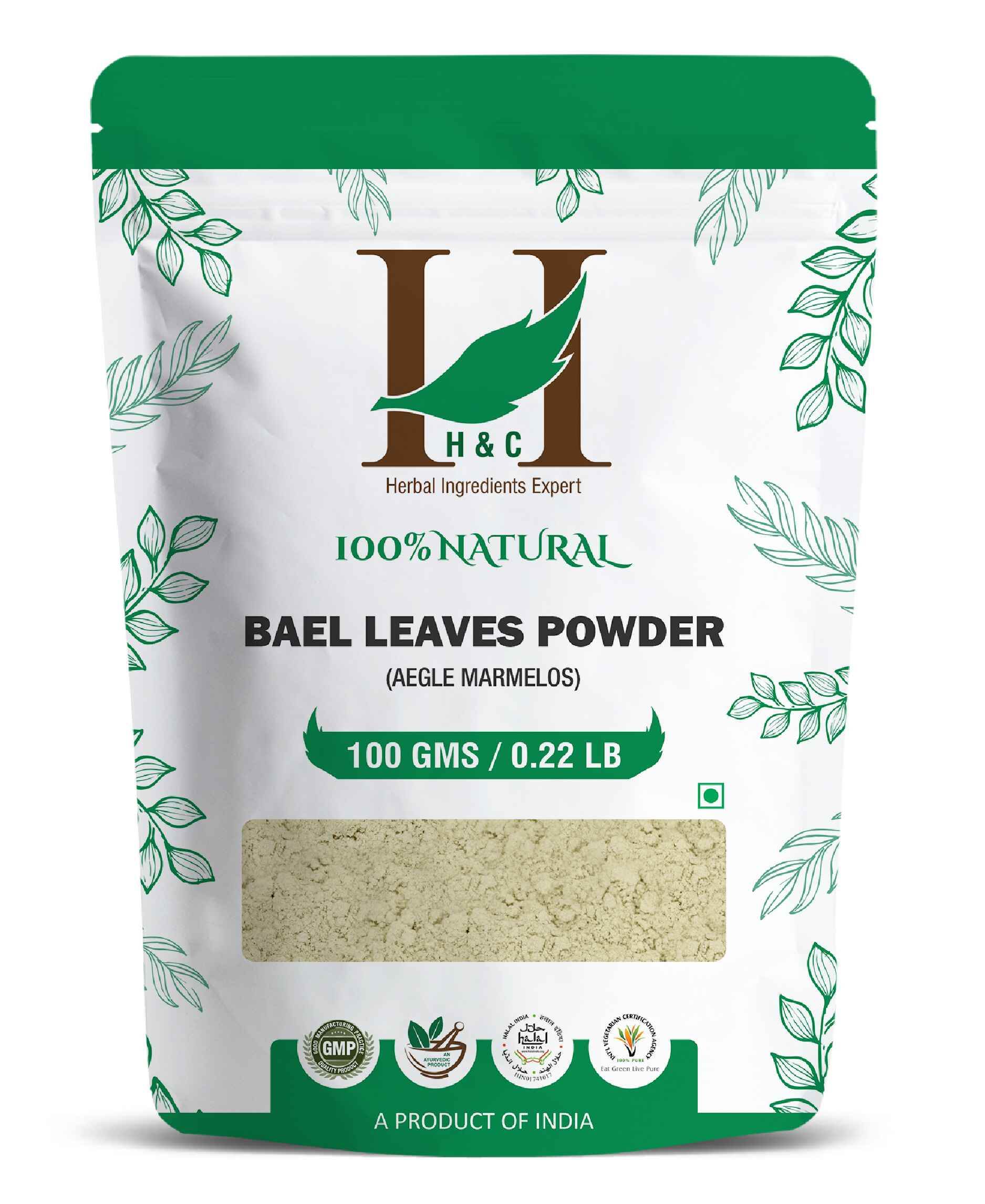 H&C Natural Bael Leaves Powder pack