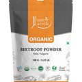 Just Jaivik Organic Beetroot Powder pack front view