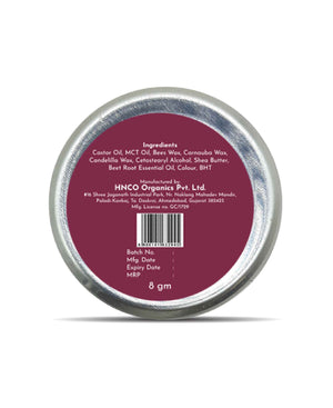 Korus Essential Beetroot Lip Balm with Shea Butter - 8gm (Pack of 2).