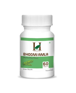 H&C Bhoomi Amla Tablet bottle with capsules