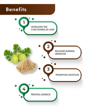 Taking H&C Bhoomi Amla tablet with water for immunity