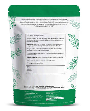 H&C Natural Bhringraj (Eclipta Alba) Powder For Hair Growth - 100gm (Pack of 4).