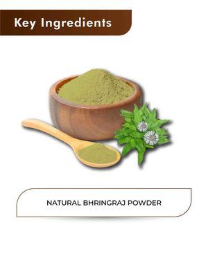 H&C Natural Bhringraj (Eclipta Alba) Powder For Hair Growth - 100gm (Pack of 4).
