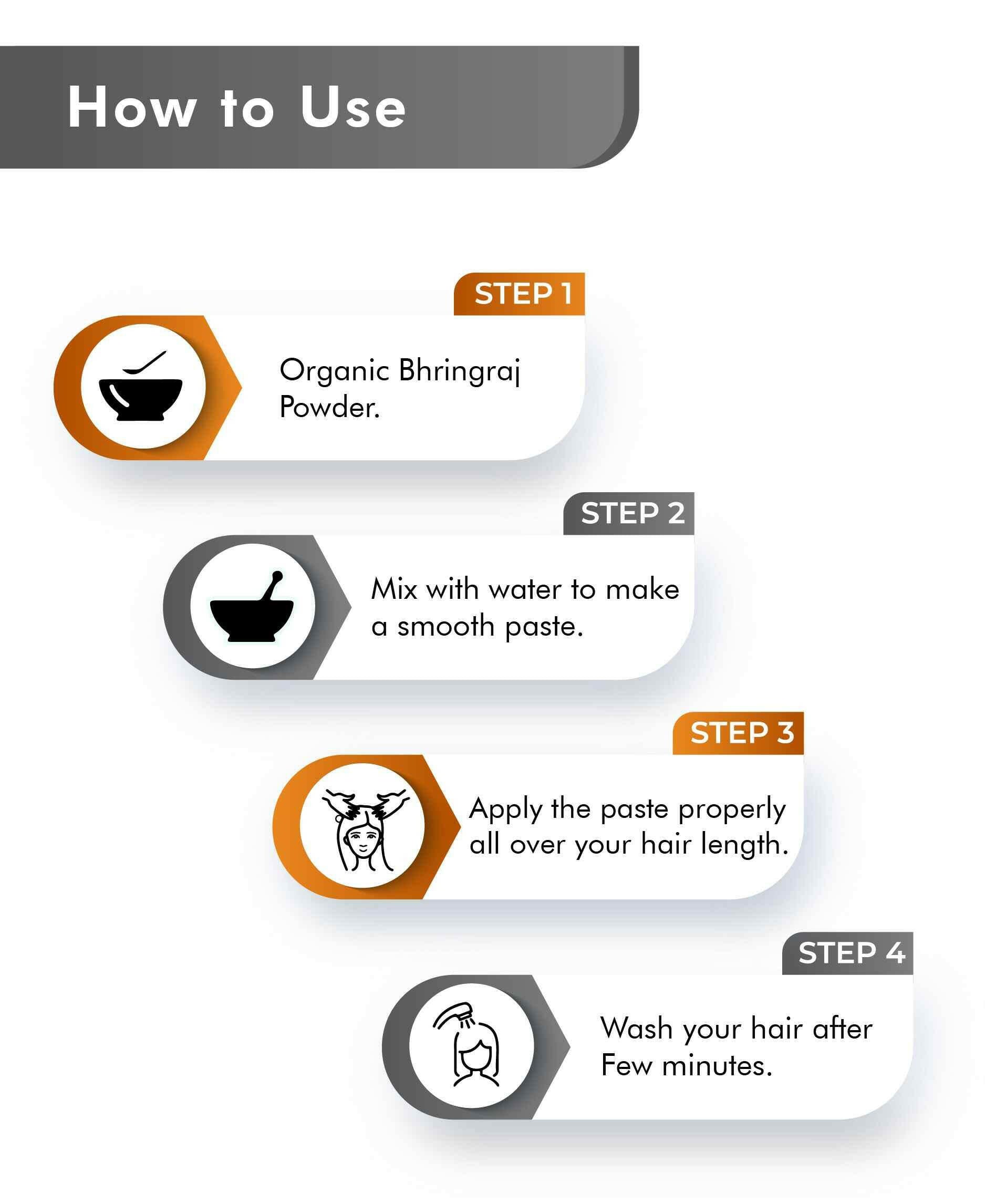 Herbal Organic Bhringraj Powder for premature greying