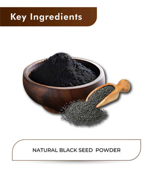 H&C Natural Black Seed Powder - 100% pure Nigella sativa kalonji powder for immunity and overall wellness