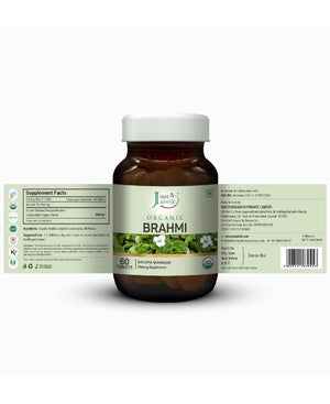 Just Jaivik Organic Brahmi Tablets for memory enhancement