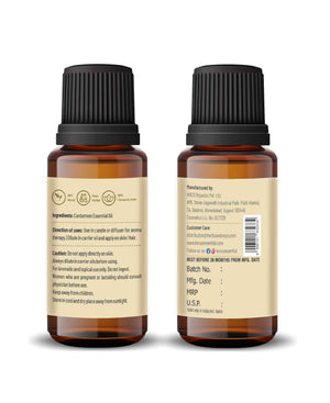 Korus Essential Cardamom Oil - 15ml (Pack of 2).