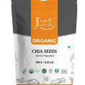 Just Jaivik Organic Chia Seeds 100gm - (Pack of 2).