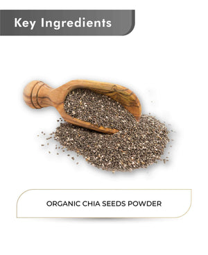 Just Jaivik Organic Chia Seeds 100gm - (Pack of 2).