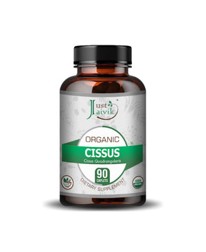 Organic Cissus Quadrangularis caplets bottle