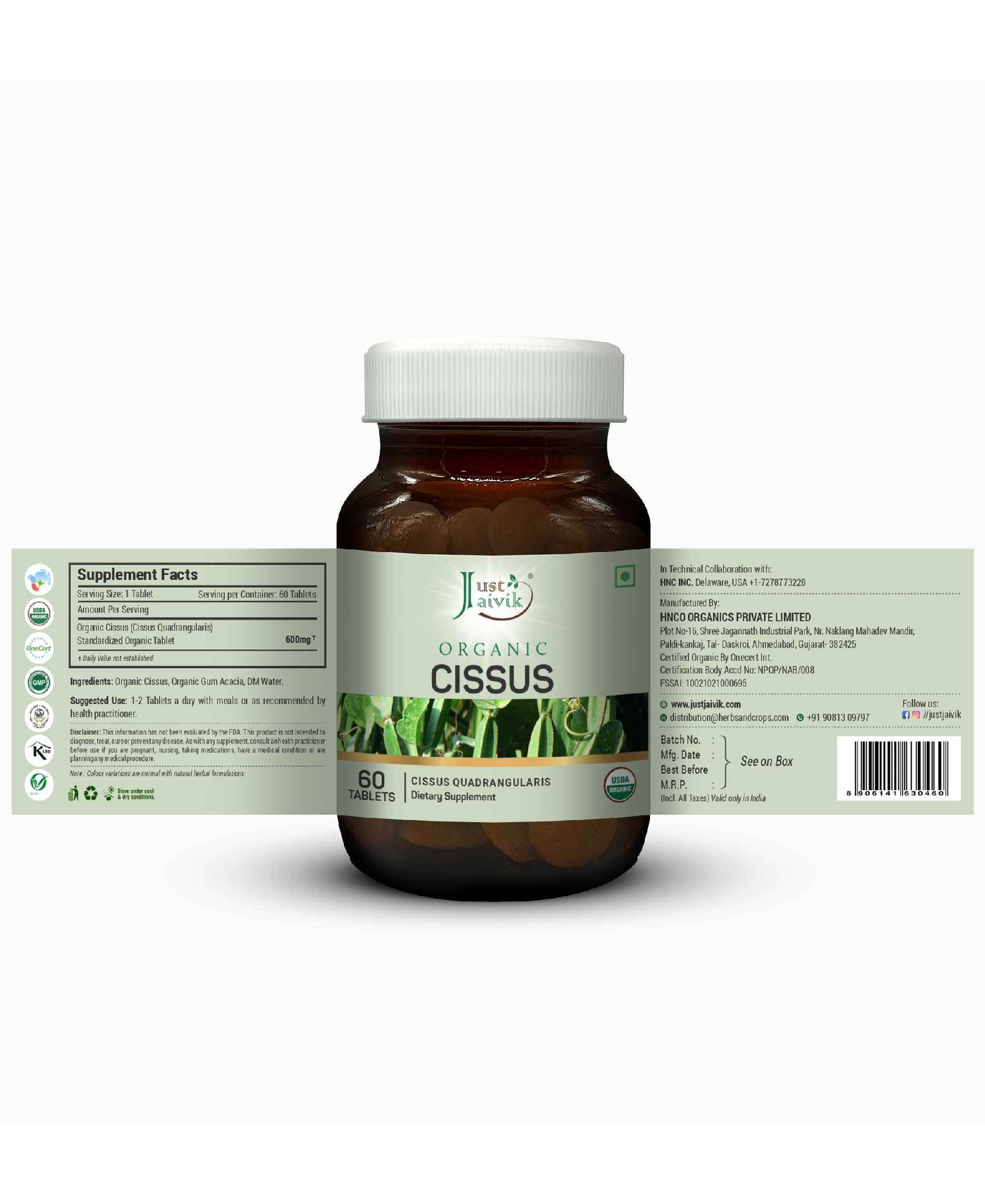 Cissus Quadrangularis Bone Health Supplement