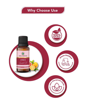 Korus Essential Citrus Oil - 15ml (Pack of 2).