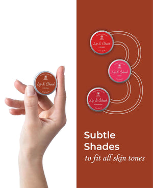 Korus Essential Cocoa Lip & Cheek Tint Balm - 8gm (Pack of 2).