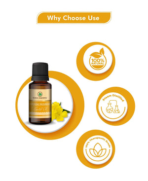 Cold-pressed pure evening primrose oil for hormonal balance