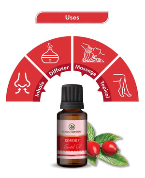 Cold-pressed rosehip oil for daily hydration
