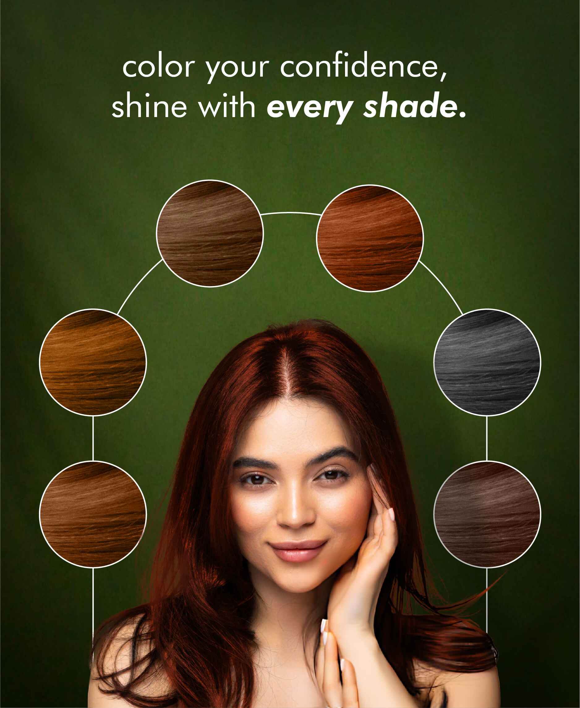 Korus Essential Herbal Hair Color (Copper) - 100gm (Pack of 3).