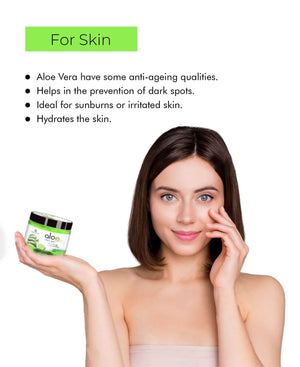 Korus Essential Aloe Vera Gel with Cucumber and Vitamin E - 200gm.