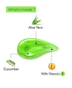Korus Essential Aloe Vera Gel with Cucumber and Vitamin E - 200gm.