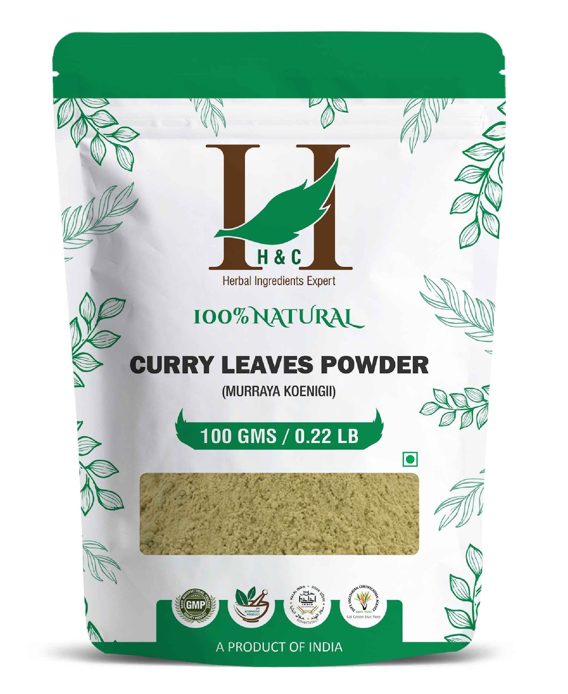 H&C Natural curry leaves powder – premium supplement for wellness