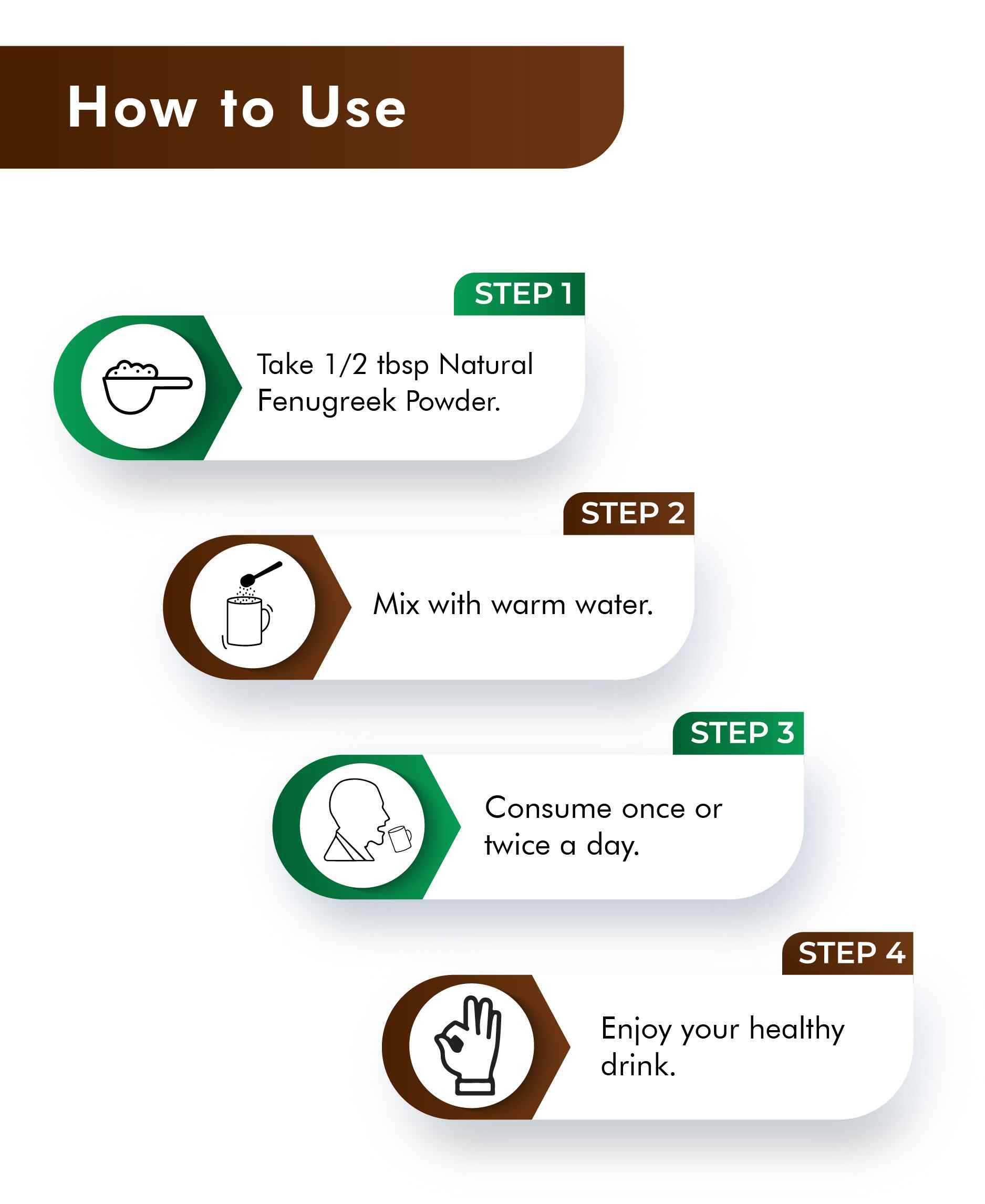 H&C Natural Fenugreek Powder for health and beauty