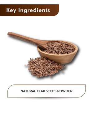 Flax seed powder for heart health benefits