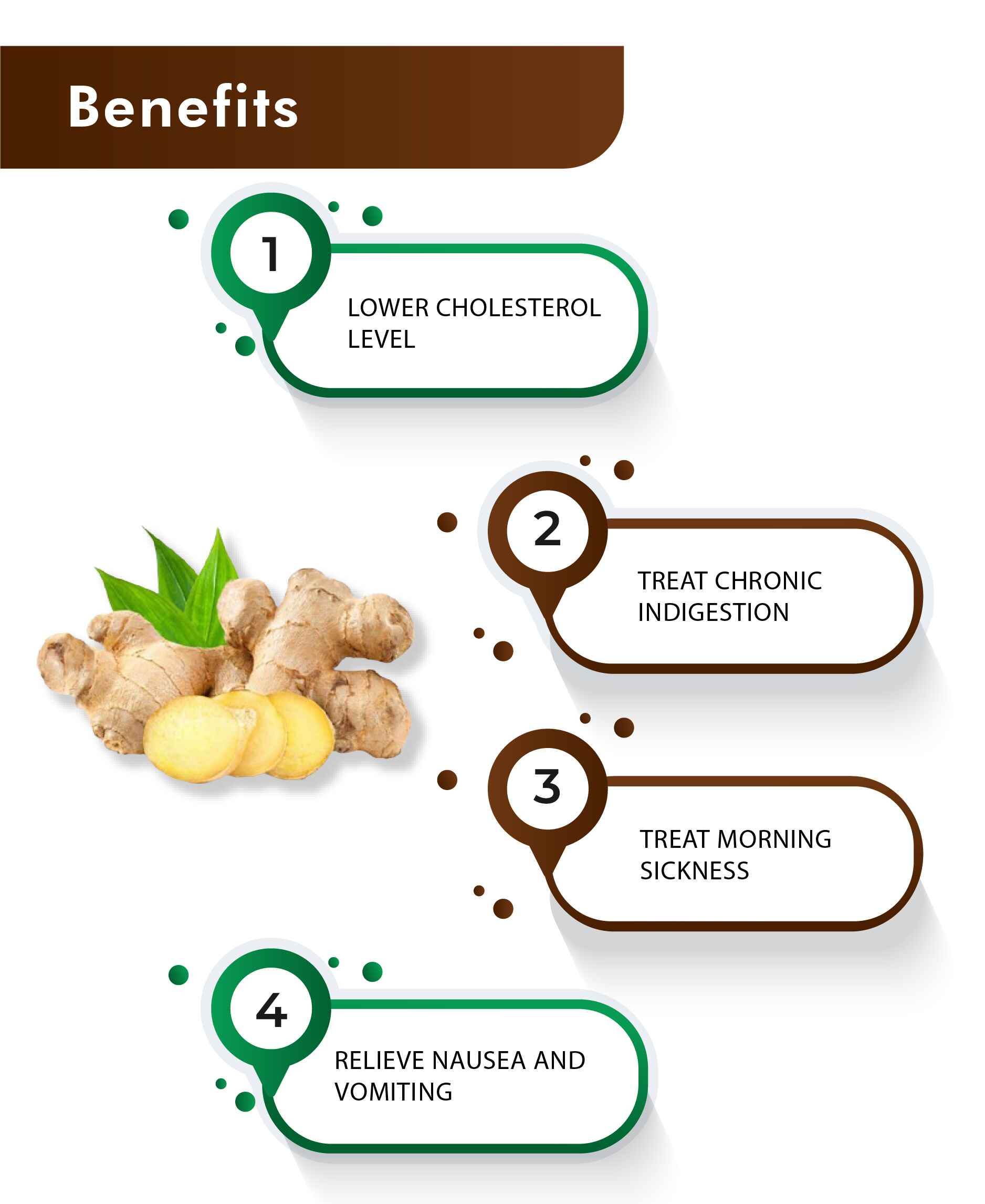 H&C Natural Ginger Powder health benefits and uses image