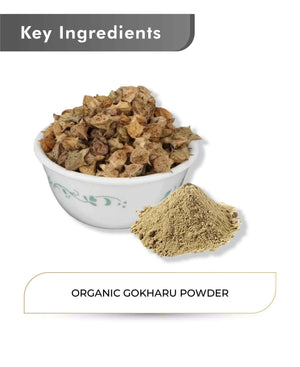 Natural Gokharu powder for muscle growth and stamina