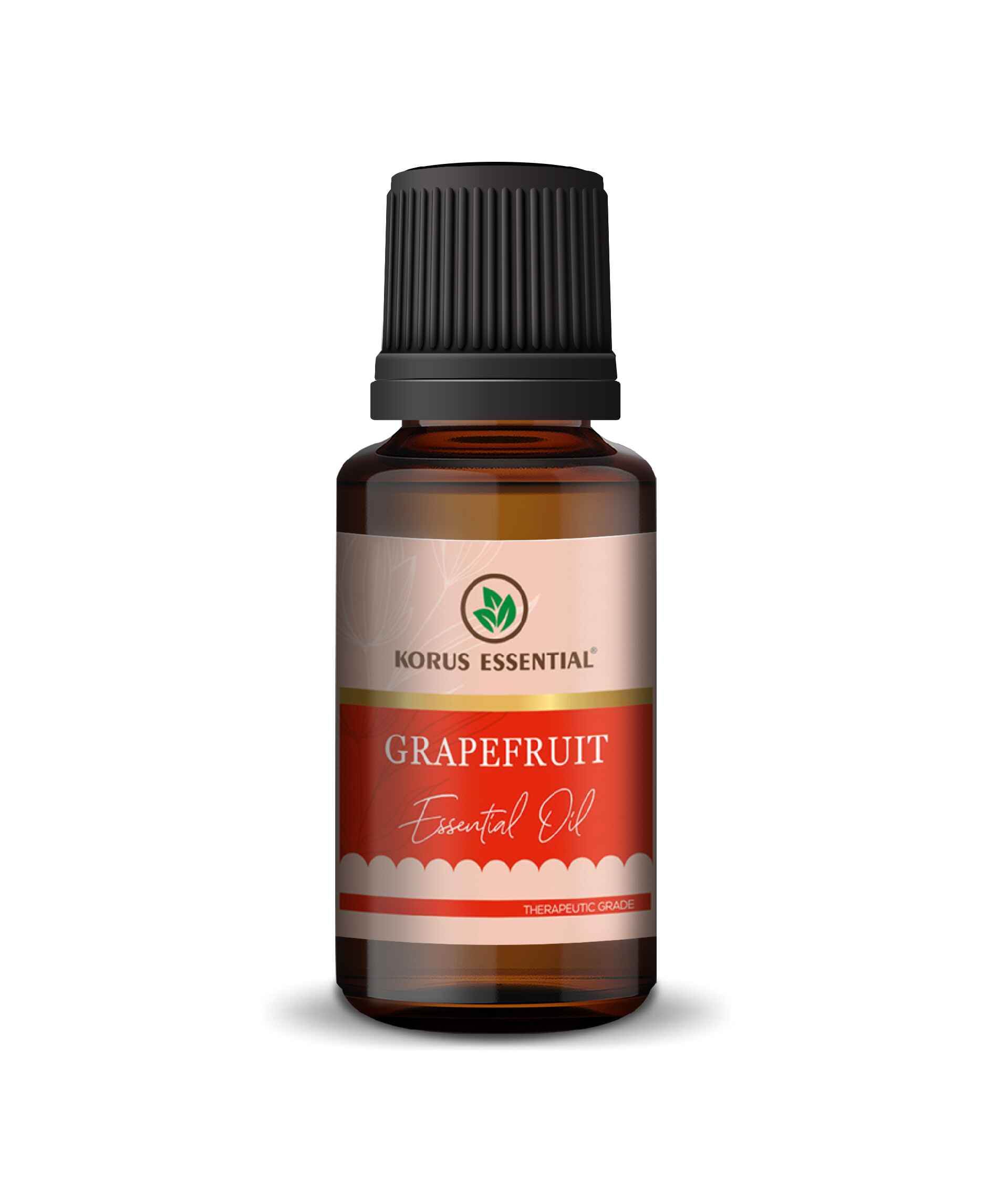 Korus Essential Grapefruit Oil - 15ml (Pack of 2).