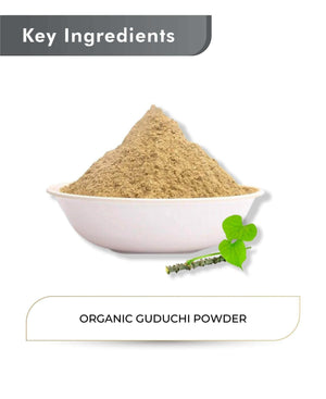Organic Guduchi Powder - Tinospora cordifolia herbal supplement