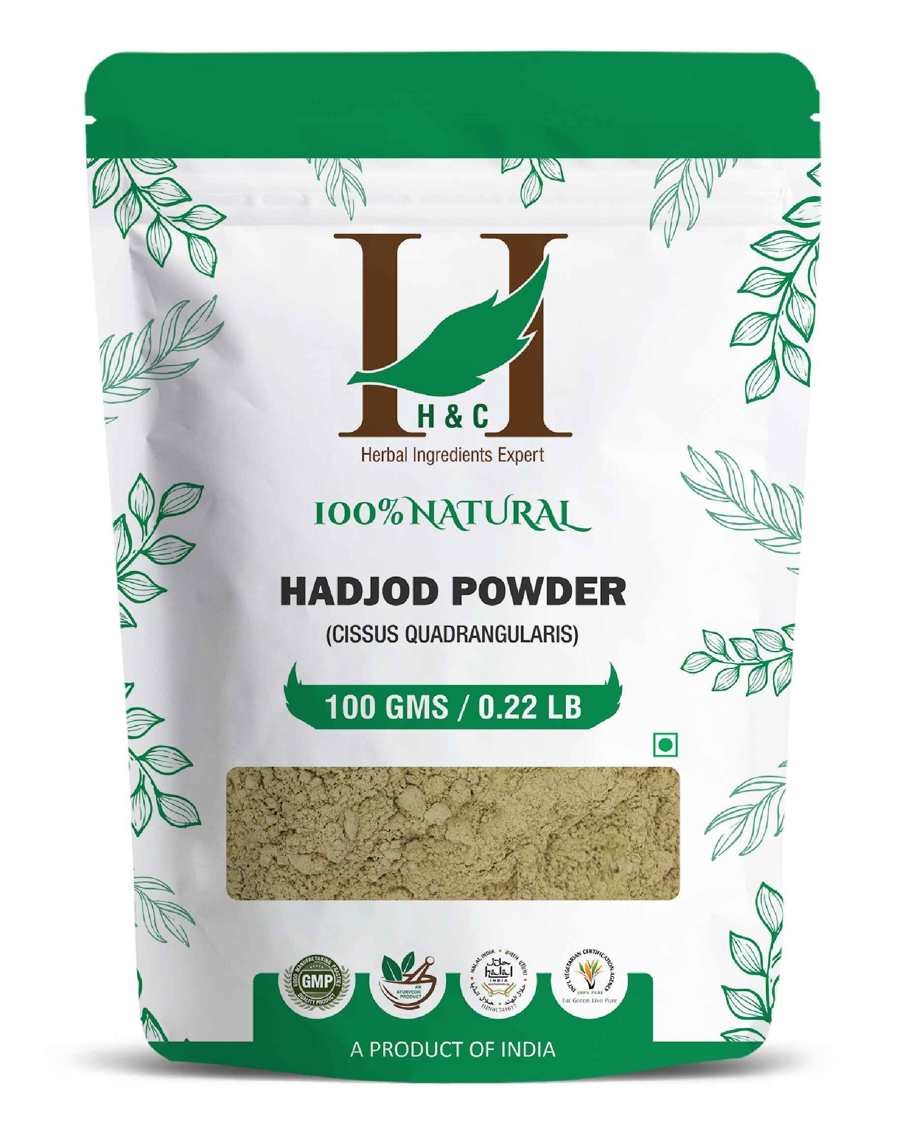 H&C Natural Hadjod powder for bone health and joint support
