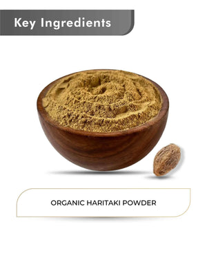 Ayurvedic Haritaki Powder supplement by Just Jaivik