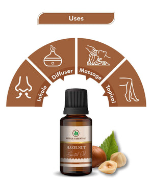 Korus Essential Hazelnut Oil - 15ml (Pack of 2).