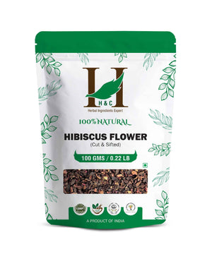 H&C Hibiscus Flower Herbal Tea Cut and Sifted