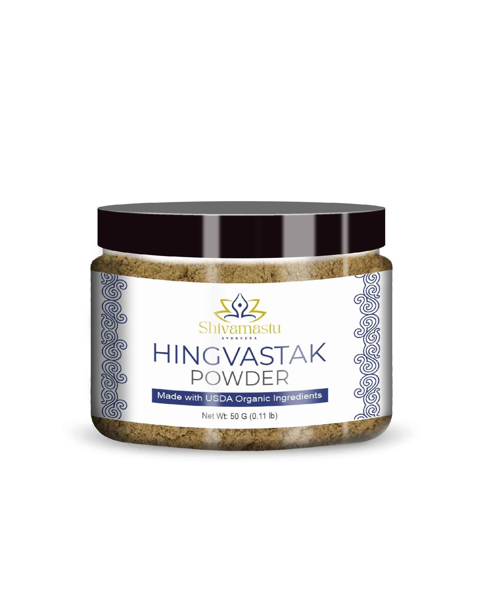 Shivamastu Ayurveda Hingvastak Powder 50g - (Pack of 4) For Digestive Support Formula.