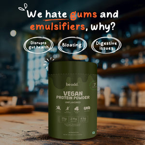 Be Odd Vegan Protein Powder Unflavored - 250gm.