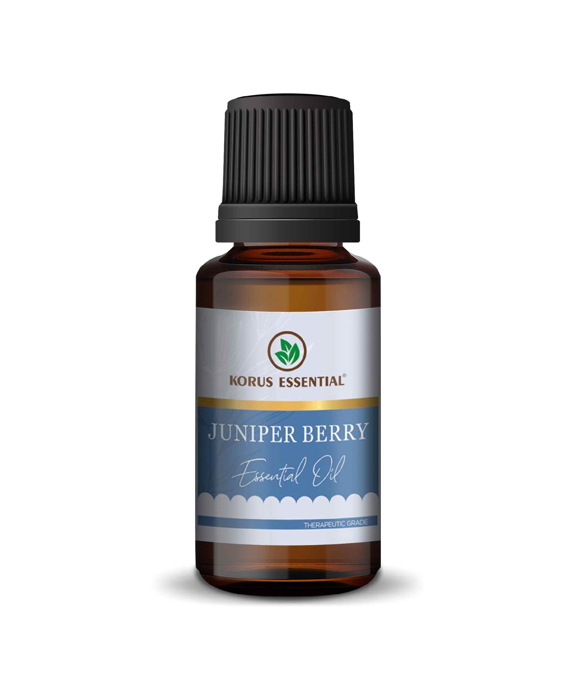 Korus Essential Juniper Berry Oil - 15ml (Pack of 2).