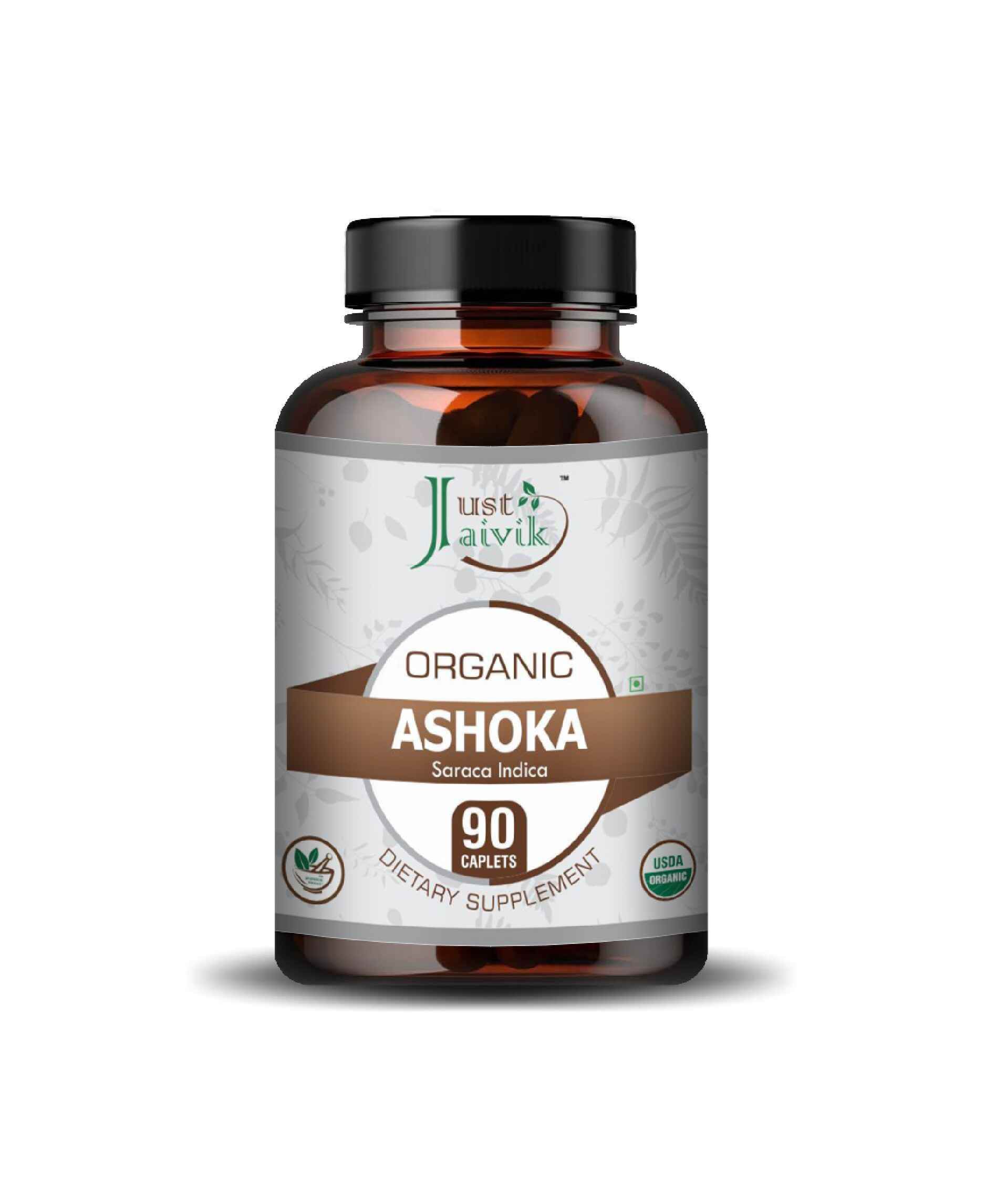 Just Jaivik Organic Ashoka caplets for women's reproductive health