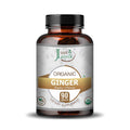Just Jaivik Organic Ginger Caplets bottle
