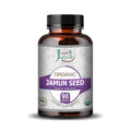 Just Jaivik Organic Jamun Seed Caplets bottle