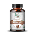 Just Jaivik Organic Licorice Caplets bottle